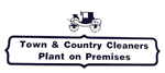 town & country cleaners logo