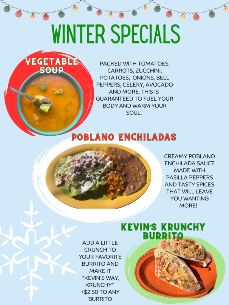 Winter food specials